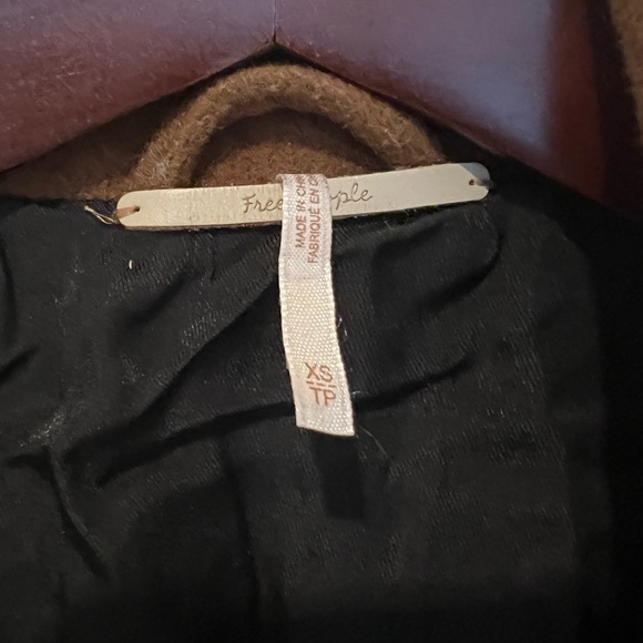 Free People Sierra Wool Coat in Deep Terracotta - Picture 6 of 9